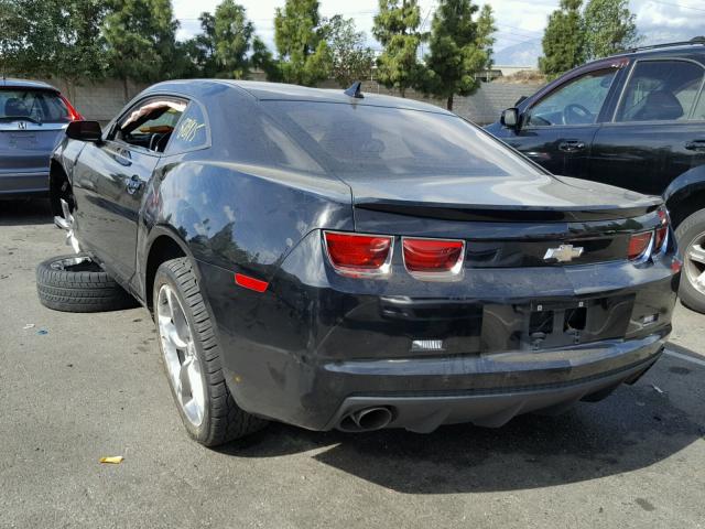 2G1FS1EW4D9149474 - 2013 CHEVROLET CAMARO SS BLACK photo 3