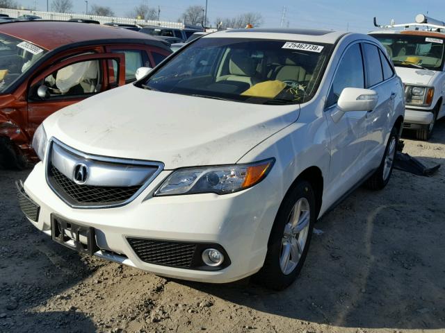 5J8TB3H50FL004180 - 2015 ACURA RDX TECHNO WHITE photo 2