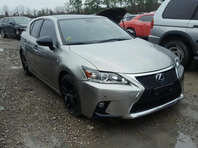 JTHKD5BH8G2270586 - 2016 LEXUS CT 200 GRAY photo 1