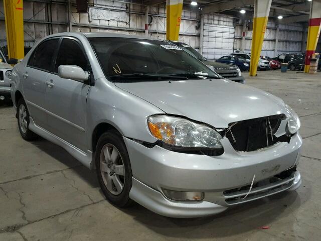 1NXBR32E73Z089485 - 2003 TOYOTA COROLLA S SILVER photo 1