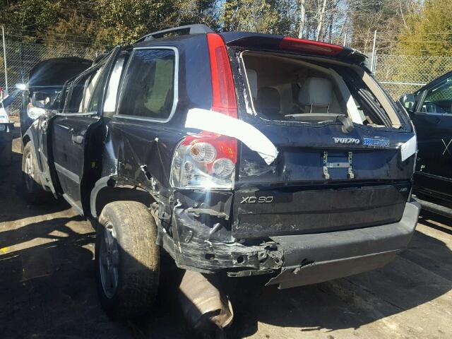 YV4CZ592661305233 - 2006 VOLVO XC90 BLACK photo 3