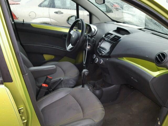 KL8CD6S97DC565276 - 2013 CHEVROLET SPARK 1LT GREEN photo 5