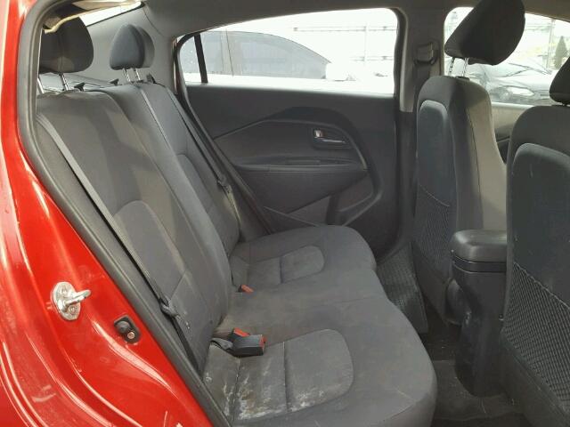 KNADM4A32C6068689 - 2012 KIA RIO LX Կարմիր լուսանկար 6