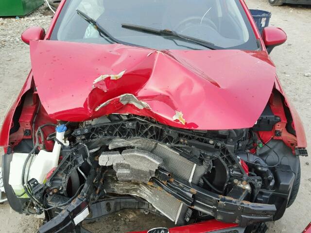 KNADM4A32C6068689 - 2012 KIA RIO LX Կարմիր լուսանկար 7