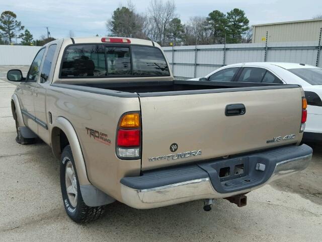 5TBBT44164S451908 - 2004 TOYOTA TUNDRA ACC TAN photo 3