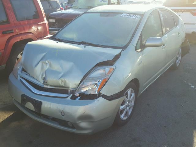 JTDKB20U083310659 - 2008 TOYOTA PRIUS GREEN photo 2