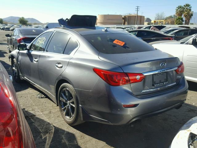 JN1EV7AP4HM743179 - 2017 INFINITI Q50 PREMIU GRAY photo 3