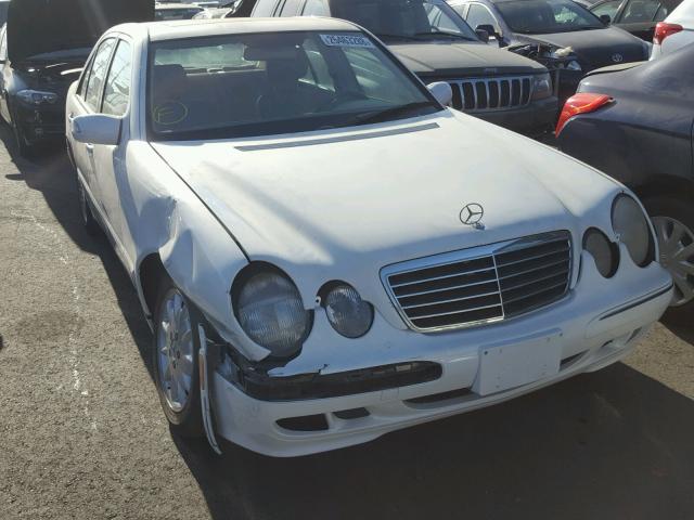 WDBJF65J91B210303 - 2001 MERCEDES-BENZ E 320 WHITE photo 1