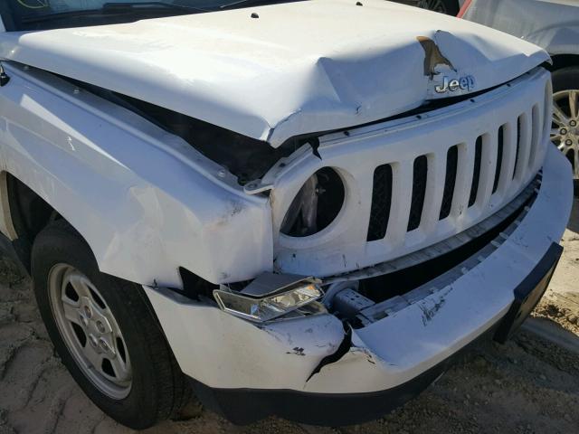 1C4NJPBA6DD102239 - 2013 JEEP PATRIOT SP WHITE photo 9