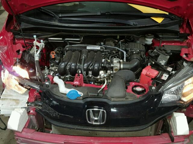 JHMGK5H51GX038732 - 2016 HONDA FIT LX Kırmızı fotoğraf 7