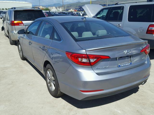 5NPE24AA4GH428343 - 2016 HYUNDAI SONATA ECO SILVER photo 3