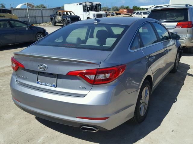 5NPE24AA4GH428343 - 2016 HYUNDAI SONATA ECO SILVER photo 4