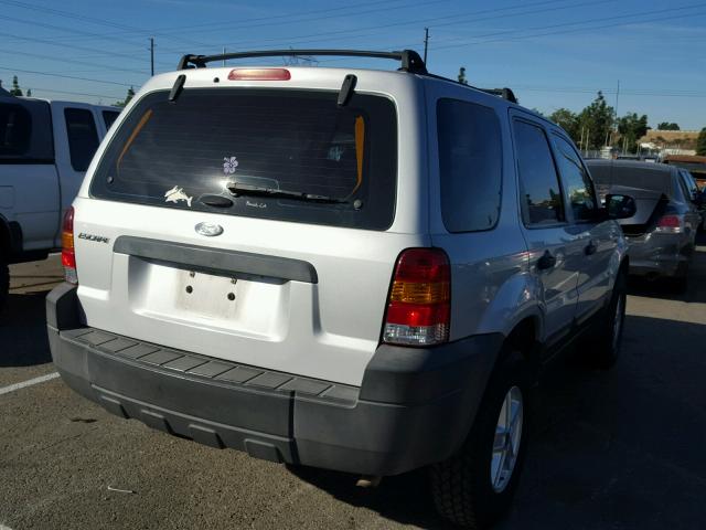 1FMYU02Z36KA68577 - 2006 FORD ESCAPE XLS SILVER photo 4