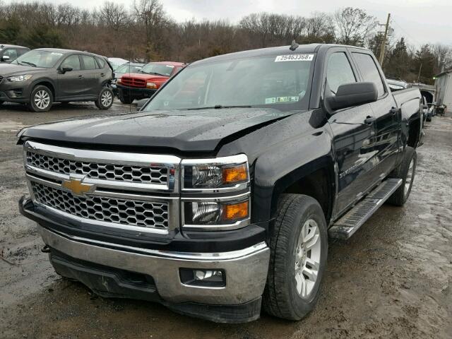 3GCUKREC4EG193260 - 2014 CHEVROLET SILVERADO BLACK photo 2