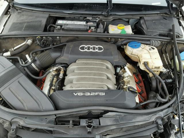 WAUDH78E97A122893 - 2007 AUDI A4 3.2 QUA SILVER photo 7