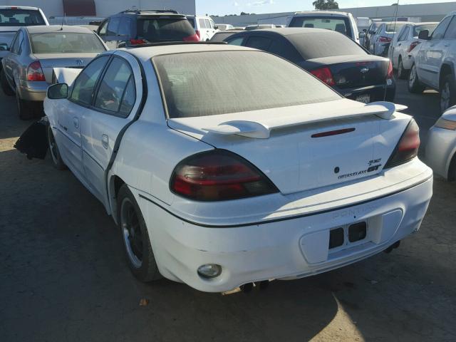 1G2NV52E31C228270 - 2001 PONTIAC GRAND AM G WHITE photo 3