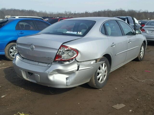 2G4WD532451244217 - 2005 BUICK LACROSSE C SILVER photo 4