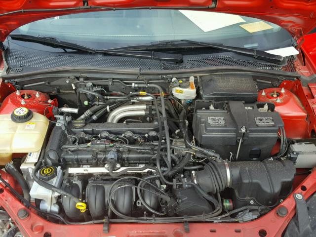 1FAFP31N26W153928 - 2006 FORD FOCUS ZX3 RED photo 7