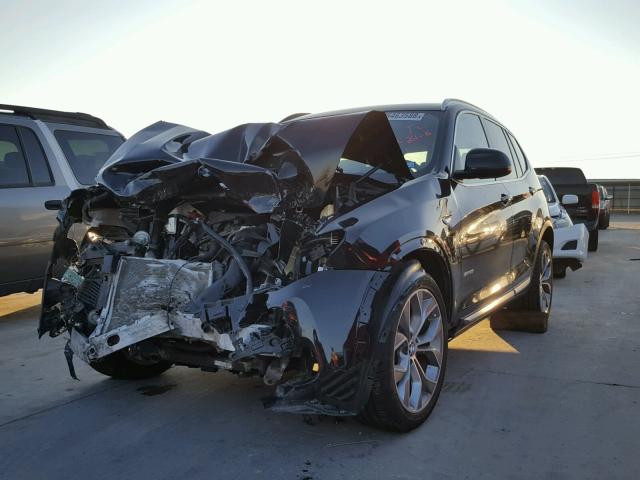 5UXWZ7C35H0V88924 - 2017 BMW X3 SDRIVE2 BLACK photo 2