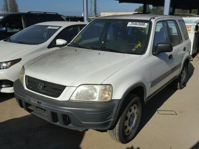 JHLRD28441C002562 - 2001 HONDA CR-V LX WHITE photo 2