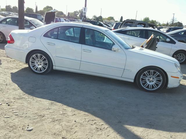 WDBUF56X28B252252 - 2008 MERCEDES-BENZ E 350 WHITE photo 9