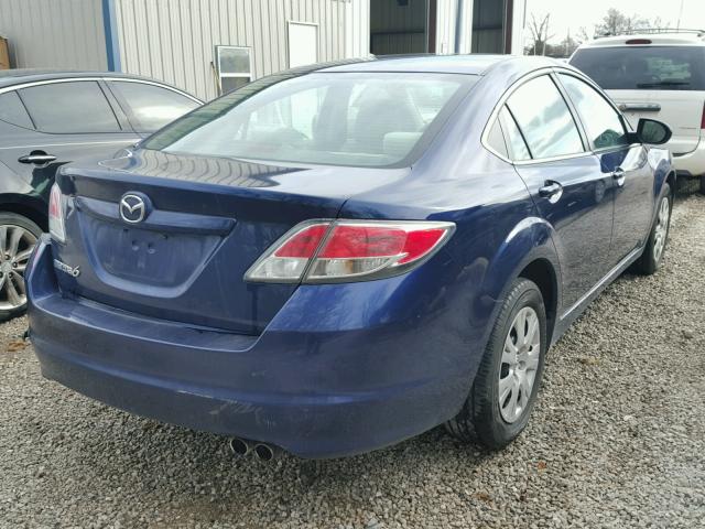 1YVHP81A195M34894 - 2009 MAZDA 6 I BLUE photo 4