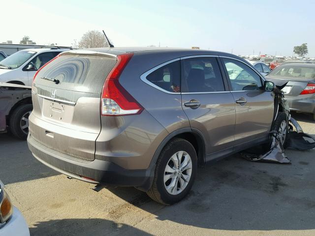 5J6RM3H59CL038403 - 2012 HONDA CR-V EX GRAY photo 4