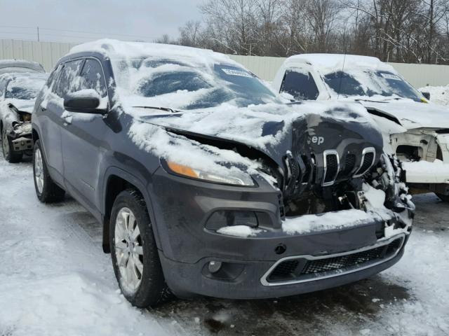 1C4PJMDS8FW618901 - 2015 JEEP CHEROKEE L GRAY photo 1