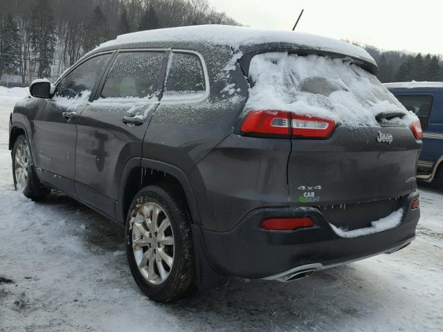 1C4PJMDS8FW618901 - 2015 JEEP CHEROKEE L GRAY photo 3