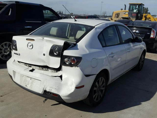 JM1BK12G771611764 - 2007 MAZDA 3 I WHITE photo 4