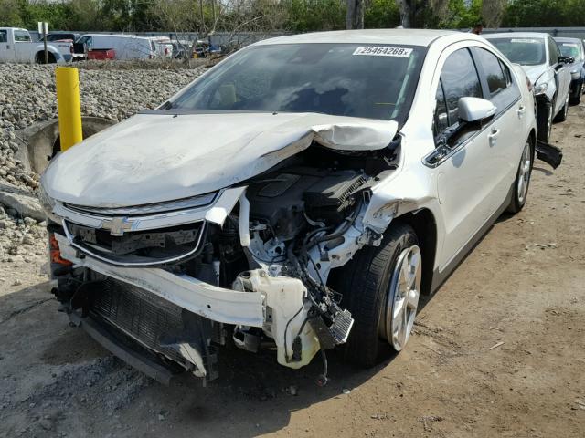 1G1RD6E44DU121759 - 2013 CHEVROLET VOLT WHITE photo 2