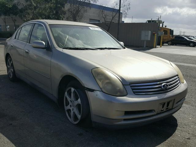 JNKCV51E93M327000 - 2003 INFINITI G35 GRAY photo 1