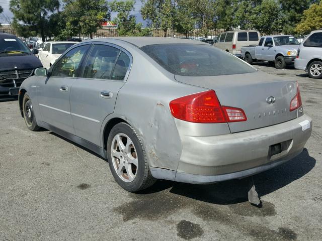 JNKCV51E93M327000 - 2003 INFINITI G35 GRAY photo 3