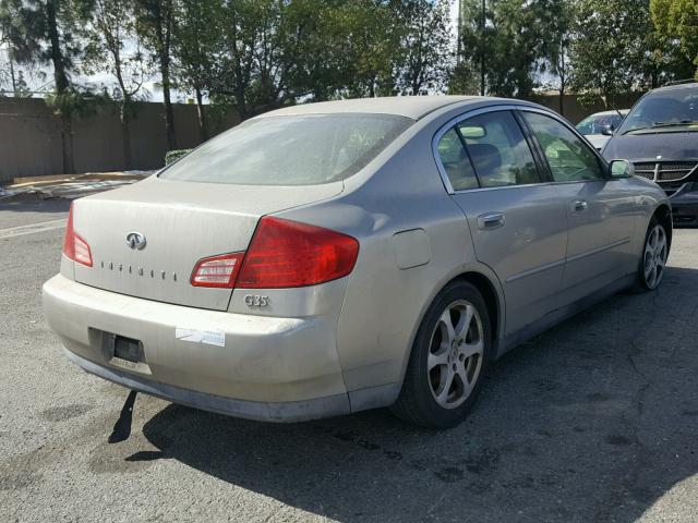 JNKCV51E93M327000 - 2003 INFINITI G35 GRAY photo 4