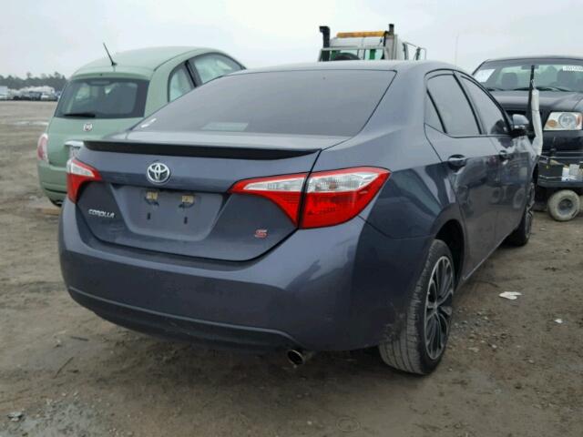 5YFBURHE2FP256740 - 2015 TOYOTA COROLLA L GRAY photo 4