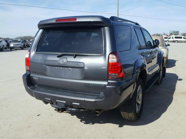 JTEBT17R868033165 - 2006 TOYOTA 4RUNNER LI GRAY photo 4