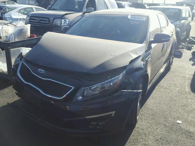 5XXGR4A63FG438534 - 2015 KIA OPTIMA SX BLACK photo 2