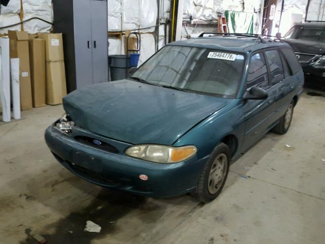 1FALP15P8VW111989 - 1997 FORD ESCORT LX GREEN photo 2