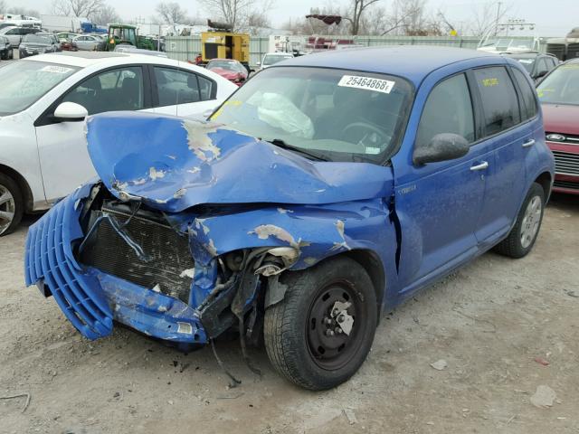 3C4FY48B64T273582 - 2004 CHRYSLER PT CRUISER BLUE photo 2