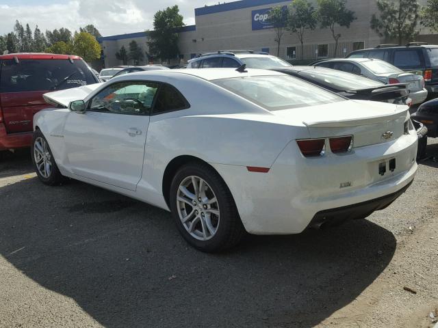 2G1FB1E38D9216566 - 2013 CHEVROLET CAMARO LT WHITE photo 3