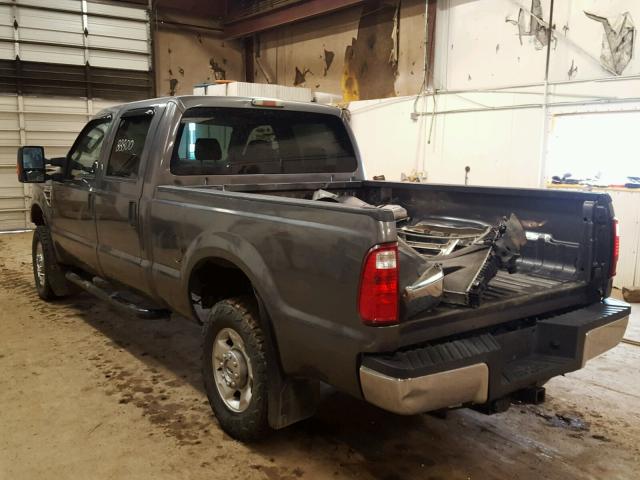 1FTSW2BR3AEA40141 - 2010 FORD F250 SUPER GRAY photo 3