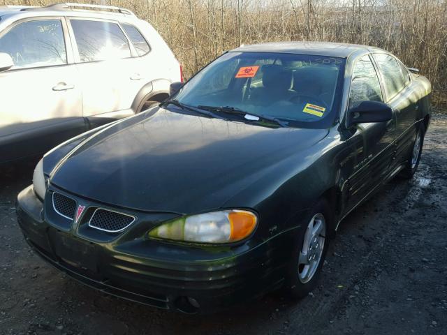 1G2NF52E7YC526909 - 2000 PONTIAC GRAND AM S 绿色 照片 2
