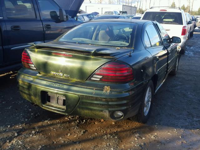1G2NF52E7YC526909 - 2000 PONTIAC GRAND AM S 绿色 照片 4