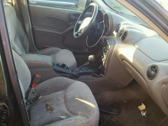 1G2NF52E7YC526909 - 2000 PONTIAC GRAND AM S 绿色 照片 5