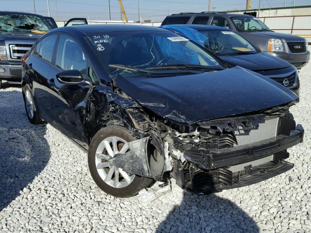 3KPFL4A73HE116672 - 2017 KIA FORTE LX BLACK photo 1