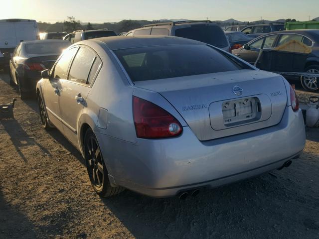 1N4BA41EX4C804078 - 2004 NISSAN MAXIMA SE SILVER photo 3