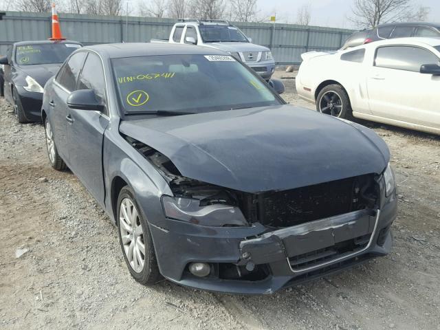 WAUCF78K39N067411 - 2009 AUDI A4 PREMIUM GRAY photo 1