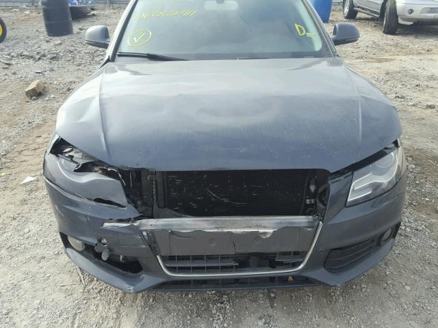 WAUCF78K39N067411 - 2009 AUDI A4 PREMIUM GRAY photo 9