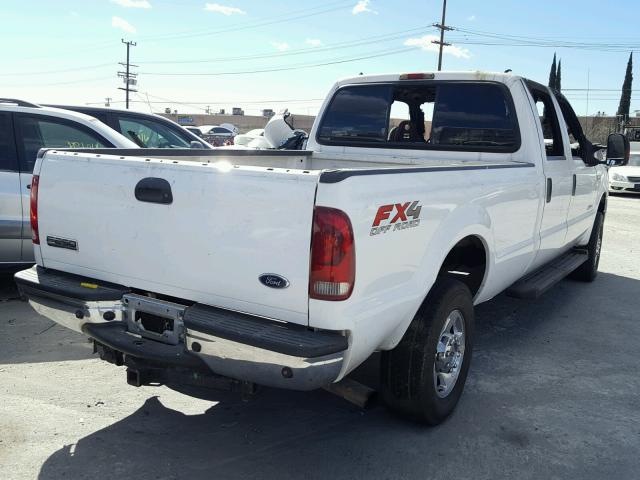 1FTSW21P76EC06605 - 2006 FORD F250 SUPER WHITE photo 4