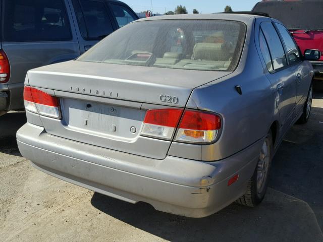 JNKCP11A1XT015250 - 1999 INFINITI G20 SILVER photo 4